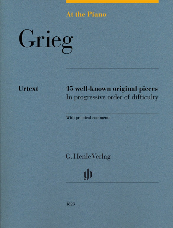 EDVARD GRIEG At the Piano - 15 well-known original pieces [HN1823]