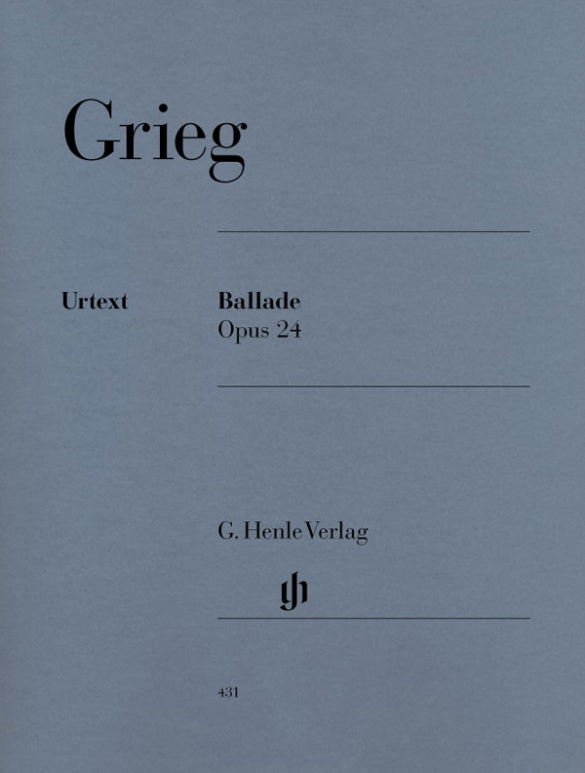 EDVARD GRIEG Ballade op. 24 [HN431]