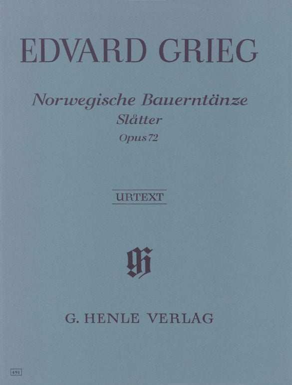 EDVARD GRIEG Norwegian Peasant Dances (Slåtter) op. 72 [HN491]