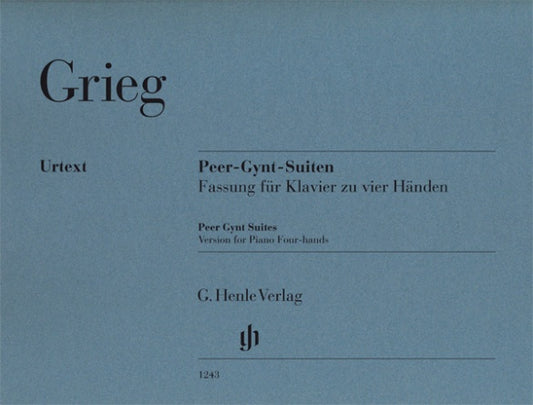 EDVARD GRIEG Peer Gynt Suites - Version for Piano four-Hands [HN1243]