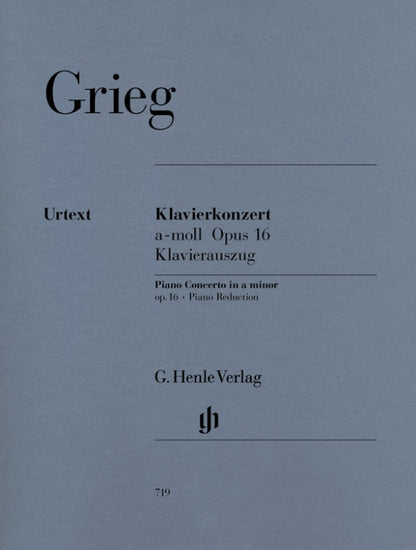 EDVARD GRIEG Piano Concerto a minor op. 16 [HN719]