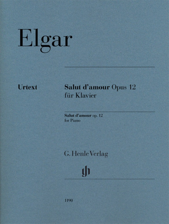 EDWARD ELGAR Salut d’amour op. 12 for Piano [HN1190