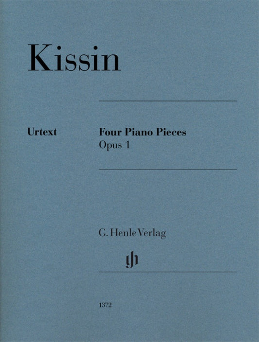 EVGENY KISSIN Four Piano Pieces op. 1 [HN1372]