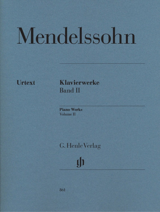 FELIX MENDELSSOHN BARTHOLDY Piano Works, Volume II [HN861]