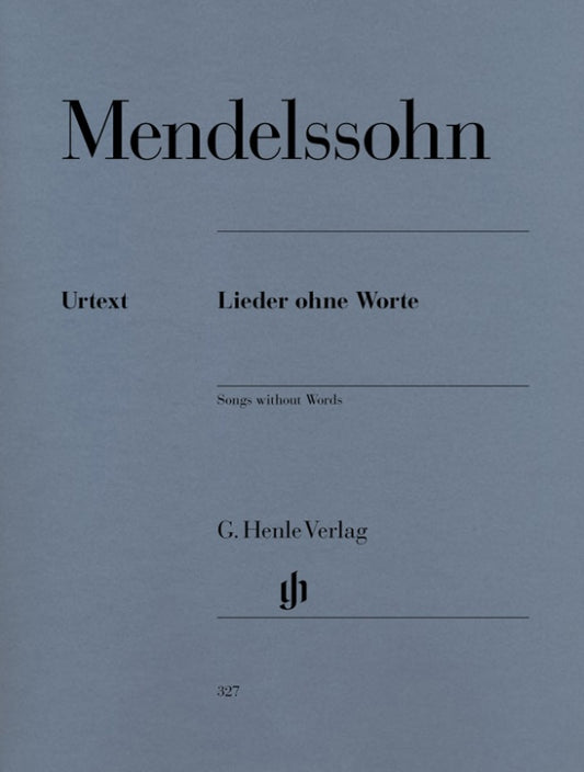 FELIX MENDELSSOHN BARTHOLDY Piano works, Volume III - Songs without Words [HN327]