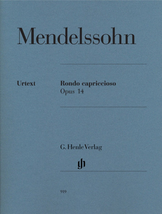 FELIX MENDELSSOHN BARTHOLDY Rondo capriccioso op. 14 [HN919]