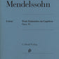 FELIX MENDELSSOHN BARTHOLDY Three Fantasies or Cappricios op. 16 [HN462]