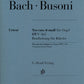 FERRUCCIO BUSONI Toccata d minor for Organ BWV 565 (Johann Sebastian Bach) [HN1479]