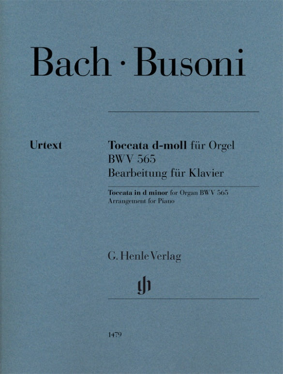 FERRUCCIO BUSONI Toccata d minor for Organ BWV 565 (Johann Sebastian Bach) [HN1479]