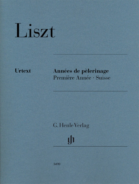 FRANZ LISZT Années de pèlerinage, Première Année - Suisse [HN1490]