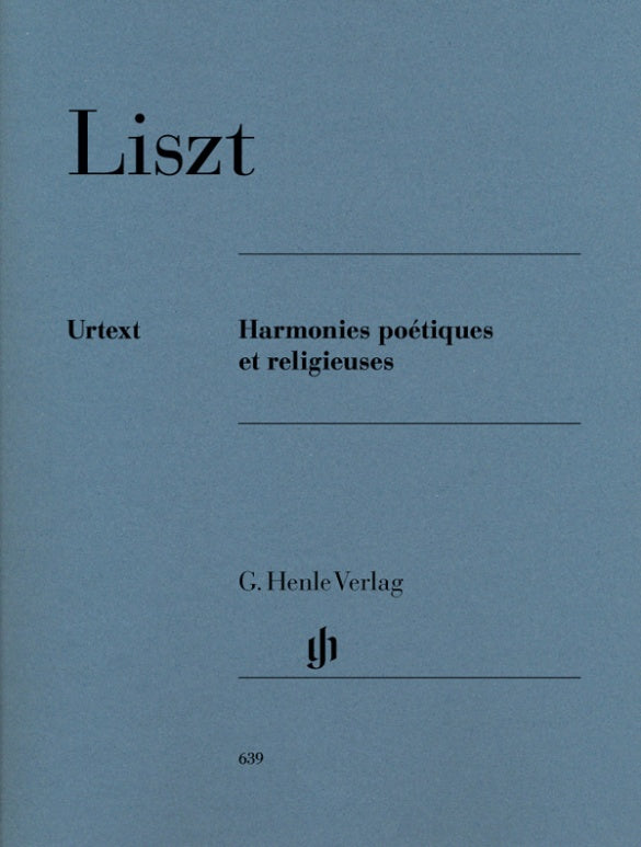 FRANZ LISZT Harmonies poétiques et religieuses [HN639]