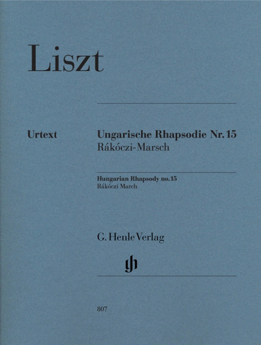 FRANZ LISZT Hungarian Rhapsody no. 15 (Rákóczi March) [HN807]