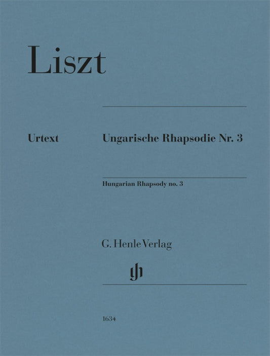 FRANZ LISZT Hungarian Rhapsody no. 3 [HN1634]