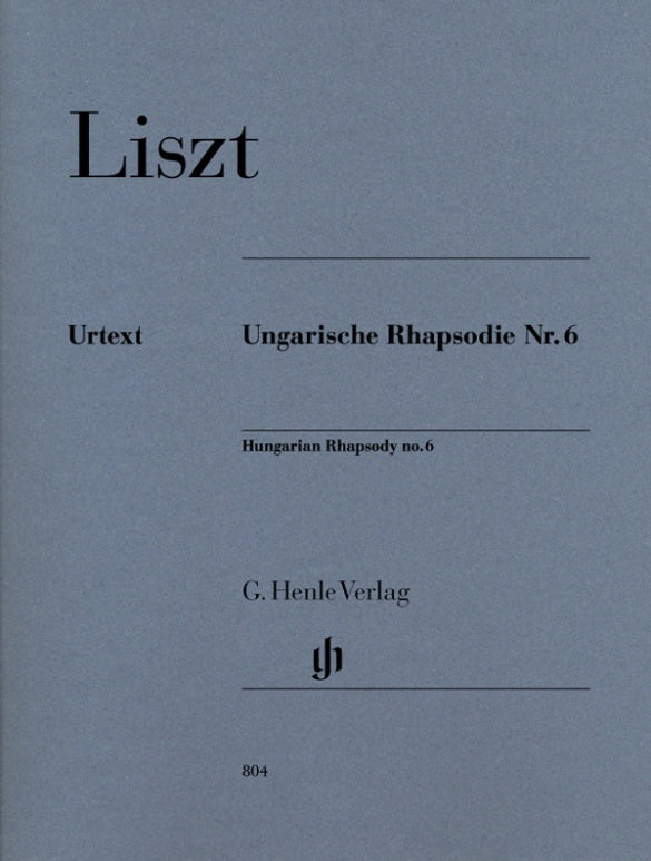 FRANZ LISZT Hungarian Rhapsody no. 6 [HN804]