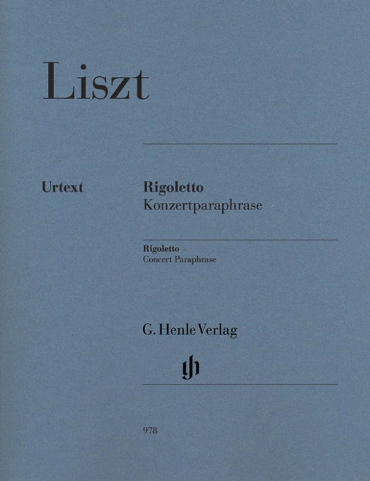 FRANZ LISZT Rigoletto - Concert Paraphrase [HN978]