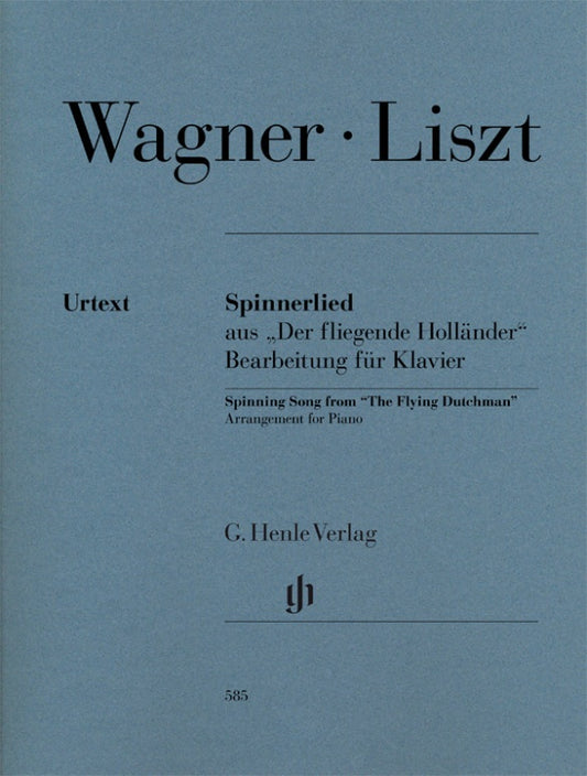 FRANZ LISZT Spinning Song from "The Flying Dutchman" (Richard Wagner) [HN585]