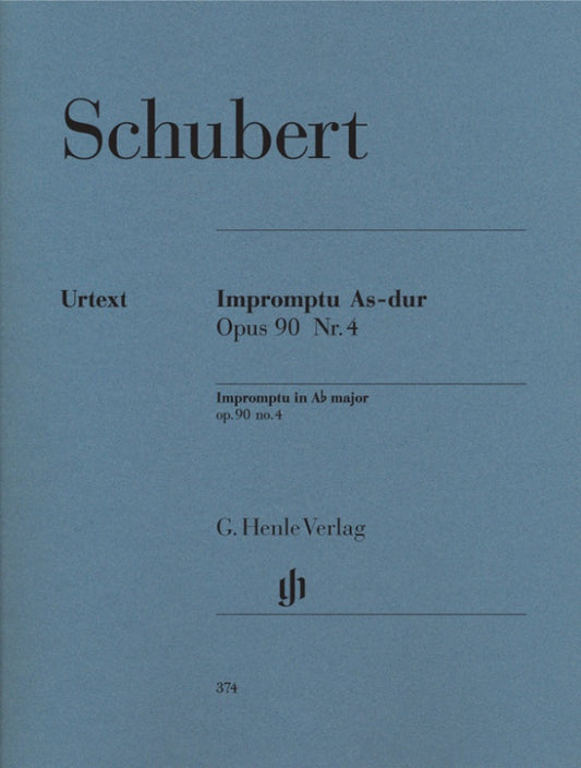 FRANZ SCHUBERT Impromptu A flat major op. 90 no. 4 D 899 [HN374]