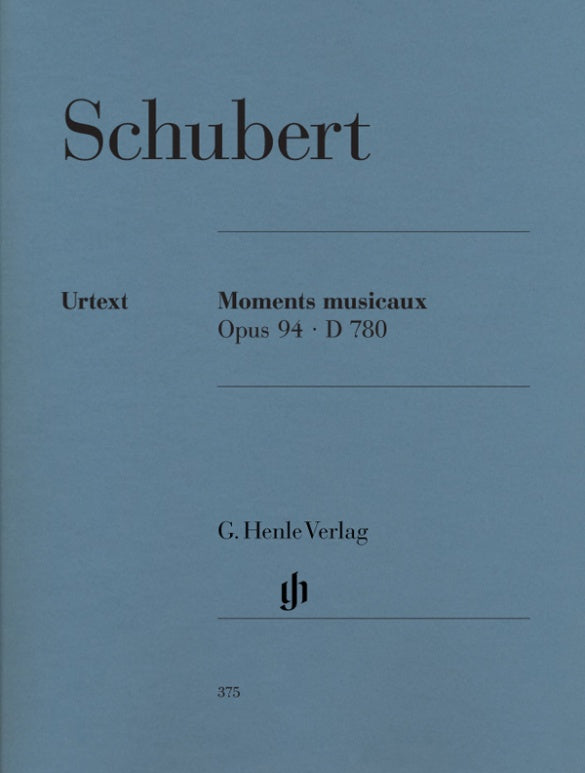 FRANZ SCHUBERT Moments Musicaux op. 94 D 780 [HN375]