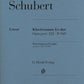 FRANZ SCHUBERT Piano Sonata E flat major op. post. 122 D 568 [HN1557]