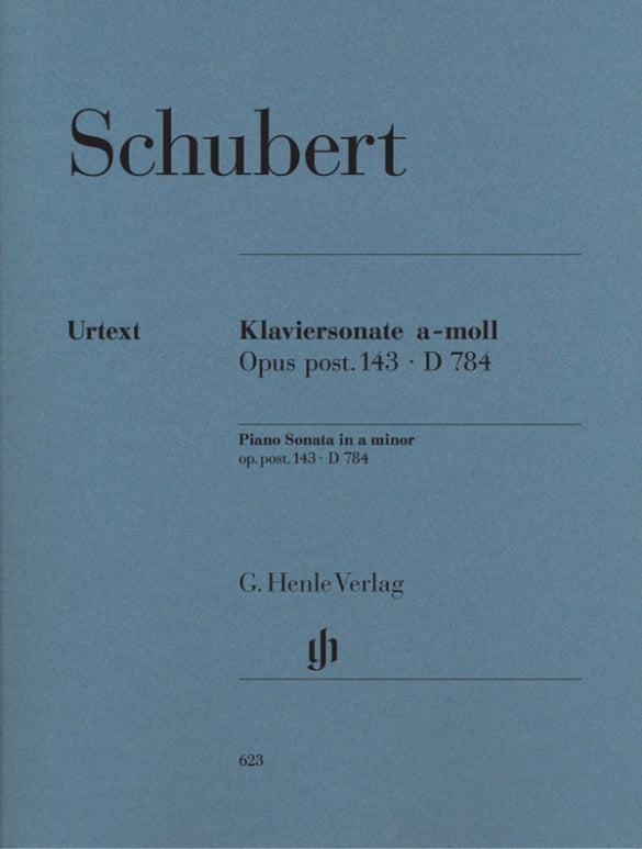 FRANZ SCHUBERT Piano Sonata a minor op. post. 143 D 784 [HN 623]