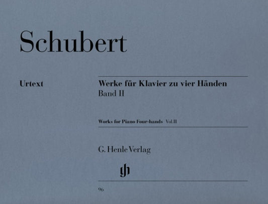 FRANZ SCHUBERT Works for Piano Four-hands, Volume II [HN96]