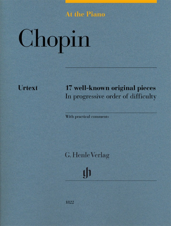 FRÉDÉRIC CHOPIN At the Piano - 17 well-known original pieces [HN1822]