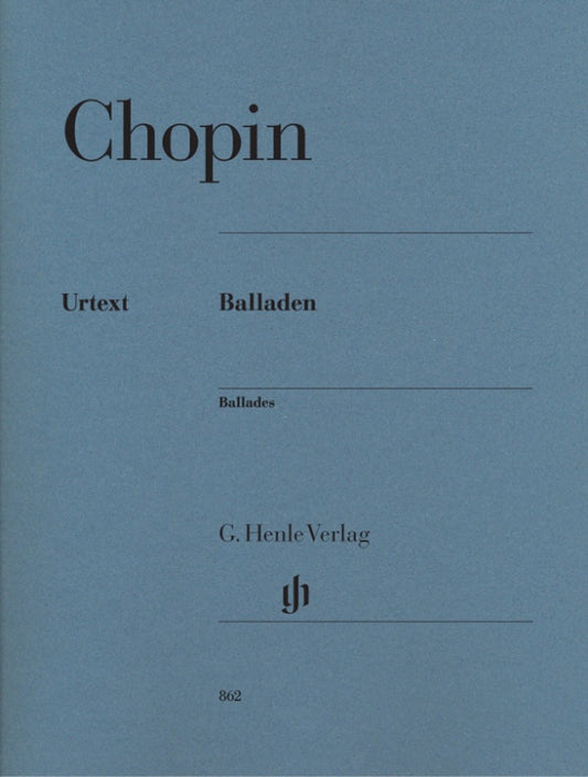 FRÉDÉRIC CHOPIN Ballades [HN862]