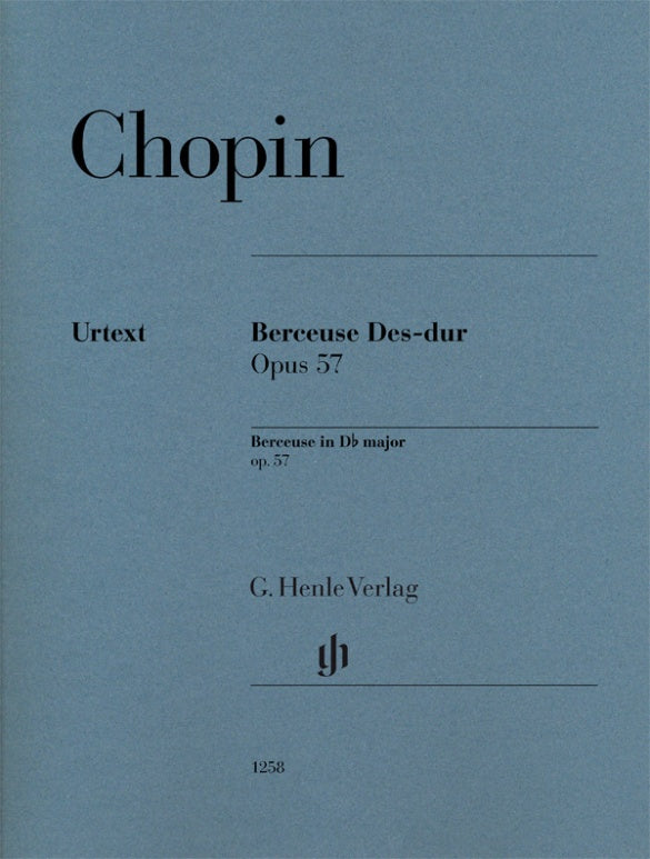 FRÉDÉRIC CHOPIN Berceuse D flat major op. 57[HN1258]