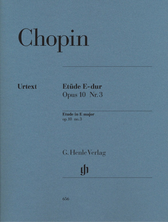 FRÉDÉRIC CHOPIN Etude E major op. 10 no. 3 [HN656]