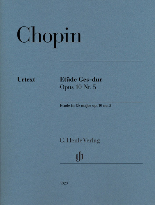 FRÉDÉRIC CHOPIN Etude G flat major op. 10 no. 5 [HN1323]