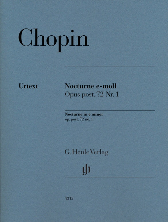 FRÉDÉRIC CHOPIN Nocturne e minor op. post. 72 no. 1 [HN1315]