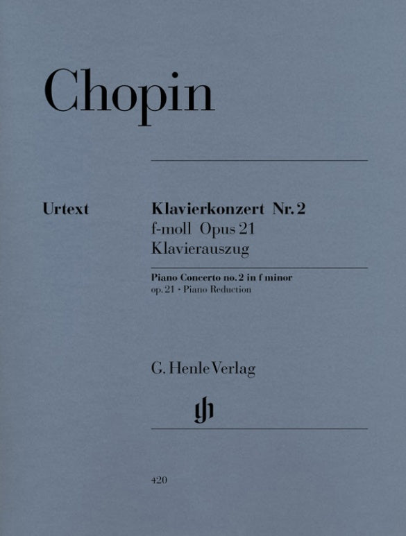 FRÉDÉRIC CHOPIN Piano Concerto no. 2 f minor op. 21 [HN420]