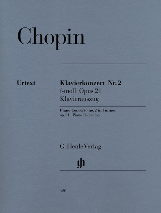 FRÉDÉRIC CHOPIN Piano Concerto no. 2 f minor op. 21 [HN420]
