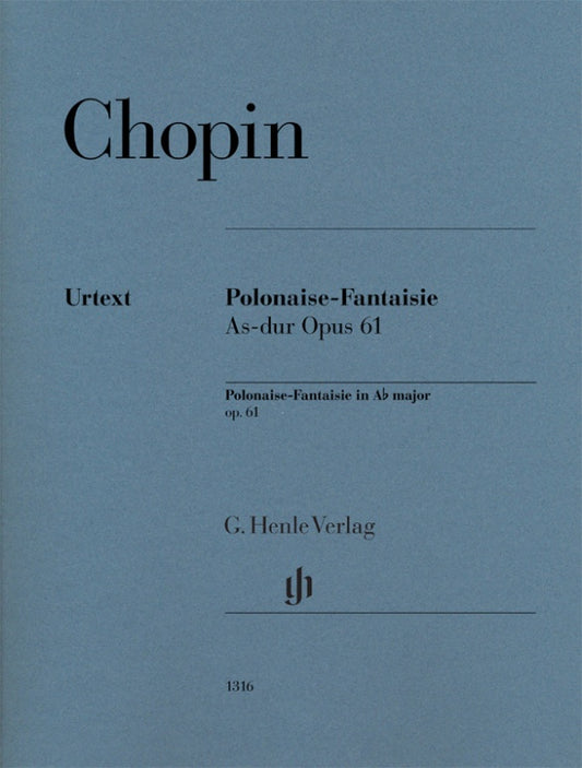 FRÉDÉRIC CHOPIN Polonaise-Fantaisie A flat major op. 61 [HN1316]