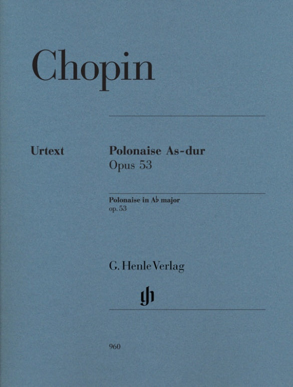 FRÉDÉRIC CHOPIN Polonaise A flat major op. 53 [HN960]