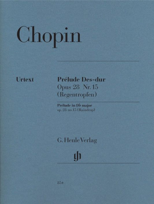 FRÉDÉRIC CHOPIN Prelude D flat major op. 28 no. 15 (Raindrop) [HN854]