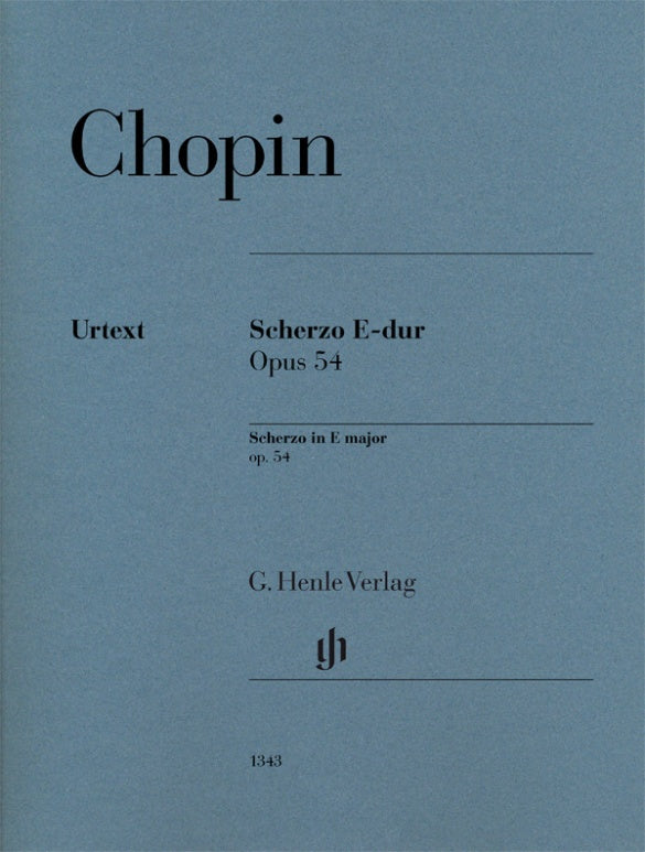 FRÉDÉRIC CHOPIN Scherzo E major op. 54 [HN1343]