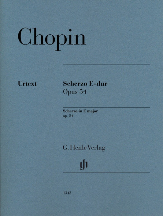 FRÉDÉRIC CHOPIN Scherzo E major op. 54 [HN1343]