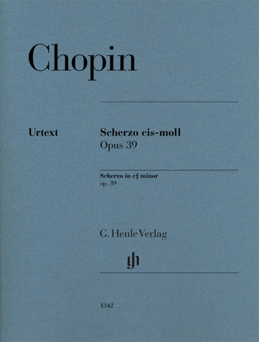 FRÉDÉRIC CHOPIN Scherzo c sharp minor op. 39 [HN1342]