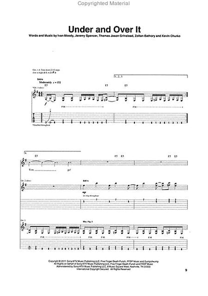 Five Finger Death Punch – American Capitalist Guitar Recorded Versions TAB [691181]