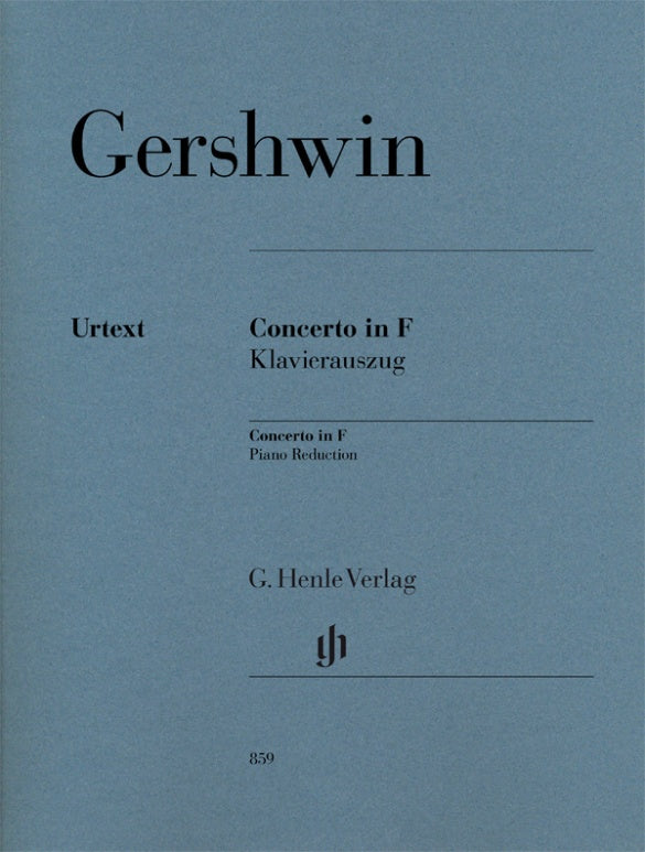 GEORGE GERSHWIN Concerto in F [HN859]