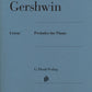 GEORGE GERSHWIN Preludes for Piano [HN858]