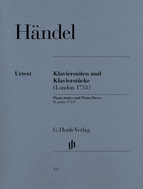 GEORG FRIEDRICH HÄNDEL Piano Suites and Piano Pieces (London 1733) [HN472]