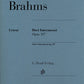 JOHANNES BRAHMS 3 Intermezzi op. 117 [HN1042]