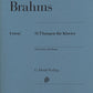 JOHANNES BRAHMS 51 Exercises for Piano [HN27]