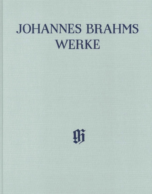 JOHANNES BRAHMS Arrangements von Werken anderer Komponisten für Klavier zu zwei Händen oder für die linke Hand allein [HN6027]