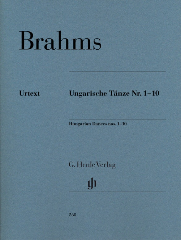 JOHANNES BRAHMS Hungarian Dances nos. 1-10 [HN560]