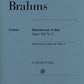 JOHANNES BRAHMS Intermezzo A major op. 118 no. 2 [HN1377]