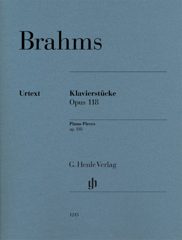 JOHANNES BRAHMS Piano Pieces op. 118 [HN1215]