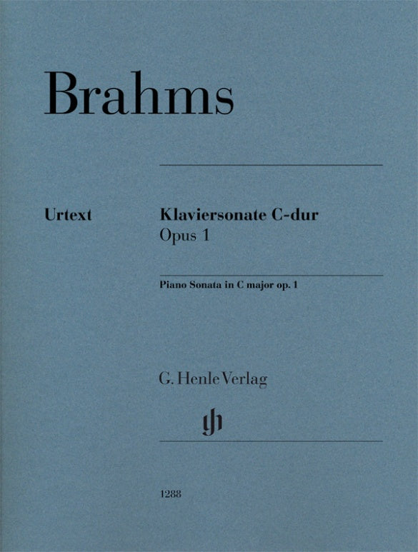 JOHANNES BRAHMS Piano Sonata C major op. 1 [HN1288]